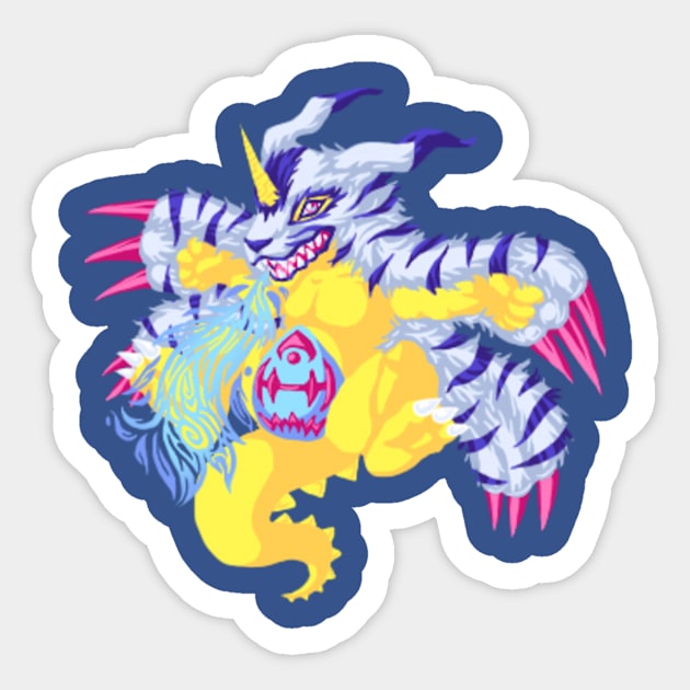 Blue Blaster Sticker by starfoxe